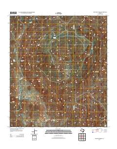 The Solitario 2012 topographic map thumbnail