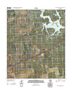 Natural Dam Lake 2012 topographic map thumbnail