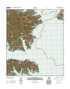 Negreet SW 2012 topographic map thumbnail