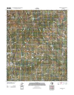 Normangee 2013 topographic map thumbnail