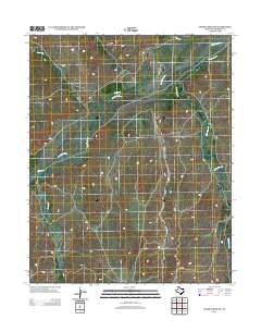 Adobe Creek SW 2012 topographic map thumbnail