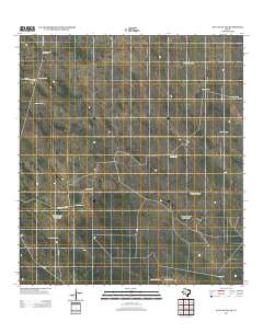 Agua Nueva SE 2012 topographic map thumbnail