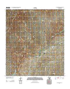 Alamo Spring 2012 topographic map thumbnail