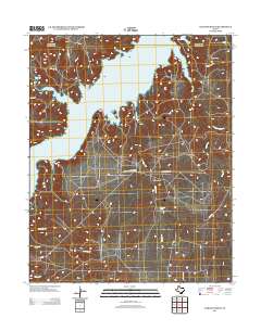 Alibates Ranch 2012 topographic map thumbnail