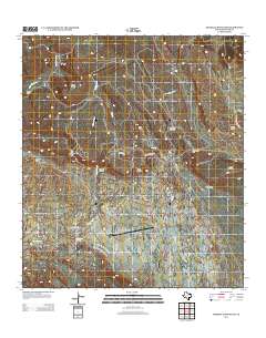 Amarilla Mountain 2012 topographic map thumbnail