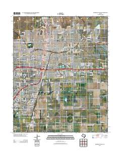 Amarillo East 2012 topographic map thumbnail