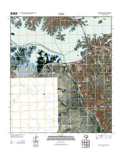Amistad Dam 2013 topographic map thumbnail