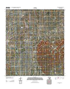 Anacacho 2012 topographic map thumbnail