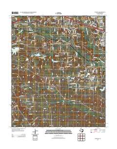 Annetta 2012 topographic map thumbnail