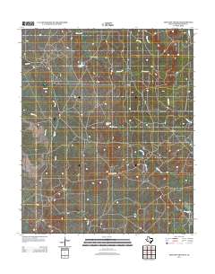 Antelope Creek SE 2012 topographic map thumbnail