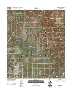 Aspermont 2012 topographic map thumbnail