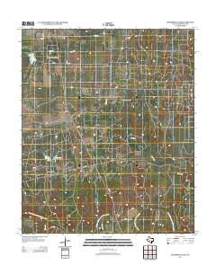 Aspermont Lake 2012 topographic map thumbnail