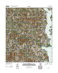 Azle 2012 topographic map thumbnail