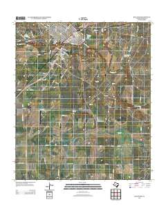 Ballinger 2012 topographic map thumbnail