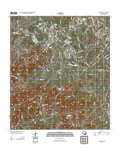 Bandera 2013 topographic map thumbnail