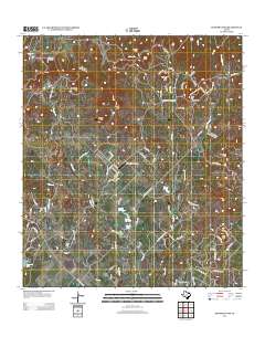 Bandera Pass 2013 topographic map thumbnail