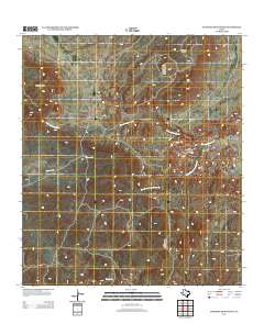 Bandera Mesa South 2012 topographic map thumbnail