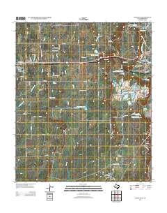 Bangs East 2013 topographic map thumbnail