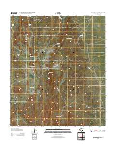 Bare Mountain 2012 topographic map thumbnail