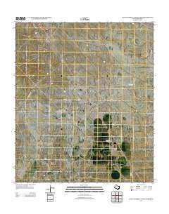 East of Barrilla Draw North 2013 topographic map thumbnail