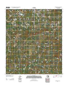 Bastrop SW 2012 topographic map thumbnail