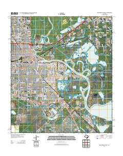 Beaumont East 2013 topographic map thumbnail