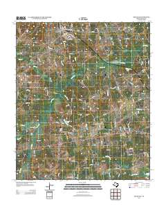 Beckville 2013 topographic map thumbnail