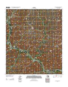 Bee Canyon 2012 topographic map thumbnail
