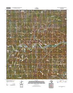 Bee Caves Creek 2012 topographic map thumbnail