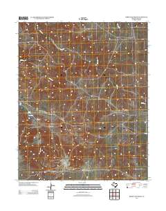 Berry Sand Draw 2013 topographic map thumbnail