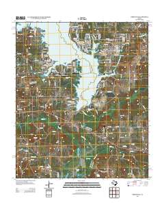 Berryville 2012 topographic map thumbnail