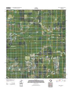 Bevil Oaks 2013 topographic map thumbnail