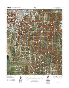 Big Spring South 2012 topographic map thumbnail