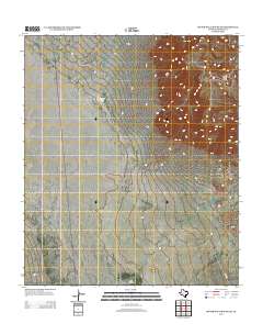 Bitter Well Mountain 2012 topographic map thumbnail
