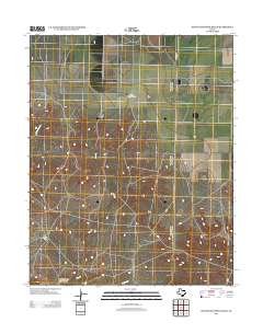 Bivins Channing Ranch 2012 topographic map thumbnail