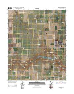 Bivins Lake 2012 topographic map thumbnail