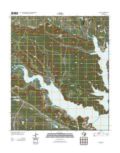 Bland 2012 topographic map thumbnail