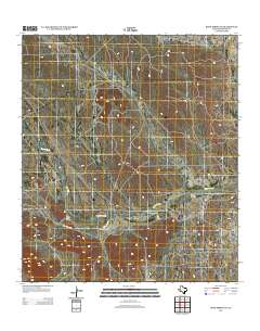 Bone Spring NE 2012 topographic map preview