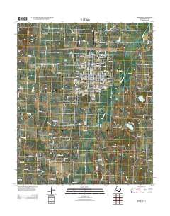 Bonham 2013 topographic map preview