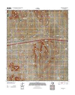 Boracho 2013 topographic map thumbnail