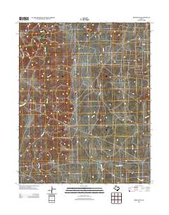 Borger SE 2012 topographic map thumbnail