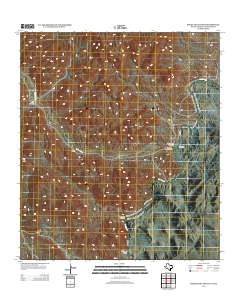 Bourland Canyon 2013 topographic map thumbnail