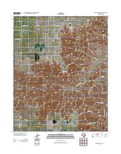 Bowers City 2012 topographic map thumbnail