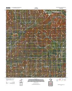 Brackettville NE 2013 topographic map thumbnail