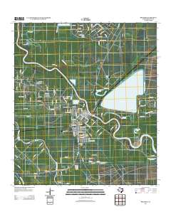 Brazoria 2013 topographic map thumbnail