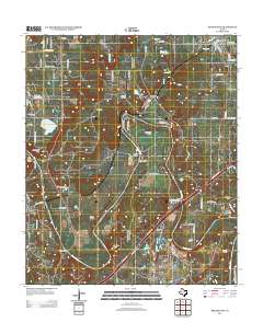 Brazos East 2012 topographic map thumbnail