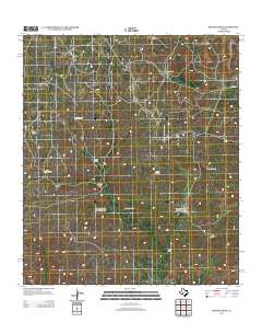 Brushy Draw 2012 topographic map thumbnail
