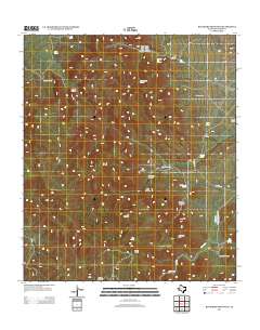Buckhorn Mountain 2012 topographic map thumbnail