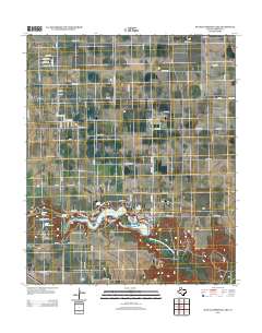 Buffalo Springs Lake 2012 topographic map thumbnail