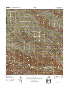 Bullis Gap NE 2013 topographic map thumbnail